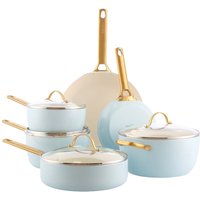 GreenPan Pfannen- & Topfset "Padova Reserve" 6er-Set, hellblau
