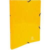 20 Exacompta Ringbücher "Iderama" aus Colorspan, 600 g/m², DIN A4, 2 Ringe, gelb
