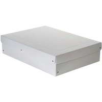 5 Falken Aufbewahrungsboxen "PureBox", 1200 g/m², DIN A3, 10 cm Höhe, weiß – Ansicht 1