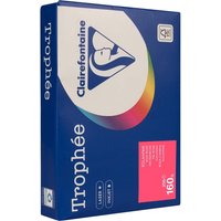 250 Blatt Clairfontaine Farbiges Kopierpapier "Trophee" 160 g/m², DIN A4, heckenrose – Ansicht 1