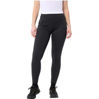 VAUDE Damen-Winter-Leggings 'Neyland' mit aufgerauter Innenseite, black uni, Gr. 40