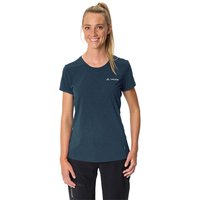 VAUDE Damen-T-Shirt "Sveit" mit Rundhalsausschnitt, schnelltrocknend, dark sea uni, Gr. 36 – Ansicht 1