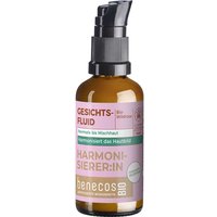 benecos Bio-Gesichtsfluid mit Bio-Wildrose, 50 ml – Ansicht 1