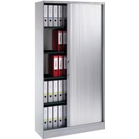 Rollladenschrank "CONTACT", Höhe 198 cm (BxT) 100 x 43,5 , silber