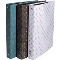 10 Exacompta Ringbücher "NeoDeco", DIN A4, 400 g/m², 2 Ringe 30 mm, sortiert – Ansicht 1