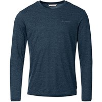 VAUDE Herren-Langarmshirt "Essential" mit Rundhalsausschnitt, dark sea uni, Gr. XL