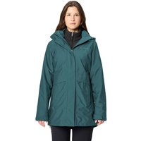 VAUDE Damen-Parka "Idris 3in1 IV" mit angeschnittener Kapuze, dark fjord green, Gr. 42 – Ansicht 1