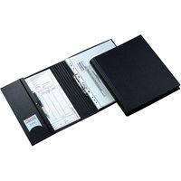 Tagungsmappe 'Elegance', schwarz, A4 mit 2-Ring-Mechanik