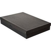 5 Falken Aufbewahrungsboxen "PureBox", 1200 g/m², DIN A2, 10 cm Höhe, schwarz – Ansicht 1