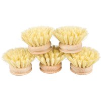 memo Spülbürsten Ersatzköpfe 5er Set, FSC-zertifiziert – Ansicht 1