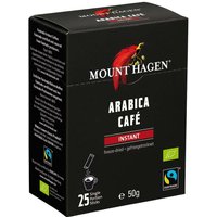 Mount Hagen Bio-Instantkaffee, in Portionsbeutel, 25 x 2 g