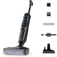 Rowenta 2in1 Akku-Bodenreiniger "X-Clean 2", Wischen & Saugen, schwarz/blau – Ansicht 1