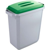 DURABLE Mülleimer 'Durabin 60' 60 l, mit grünem Deckel