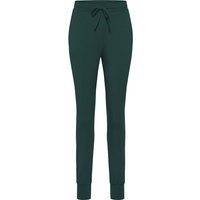 tranquillo Damen-Jogginghose mit Seitentaschen aus Tencel, dark green, Gr. S