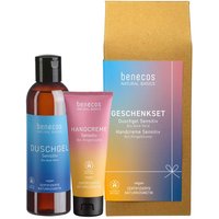benecos Bio-Geschenkset "Sensitiv" mit Handcreme und Duschgel