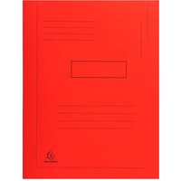 50 Exacompta Aktenmappen "Forever", 2 Klappen, 290 g/m², DIN A4, rot