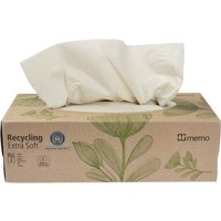 memo Taschentücher 'Recycling Extra Soft' in praktischer Box