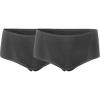Living Crafts 2er-Pack Bio-Damen-Panty 'TANDY' mit Spitze, black, Gr. XL – Ansicht 1