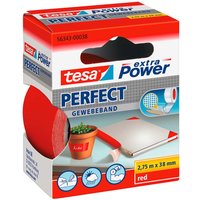 Tesa Gewebeband 2,75m x 38mm rot