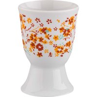cilio Eierbecher "AMICI" aus Porzellan mit Dekor, H 7 cm, Ø 5cm, Blumen – Ansicht 1