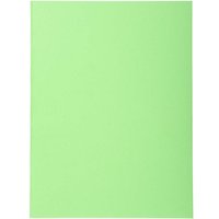 5 x 100 Exacompta Aktendeckel "Forever", 220 g/m², DIN A4, intensivgrün – Ansicht 1