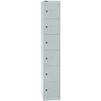 6 Fächerschrank lichtgrau 45 – Ansicht 1