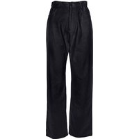 MELA Bio-Damen-Cordhose 'OORJA' mit weitem Bein, High Waist, schwarz, Gr. 38 – Ansicht 1