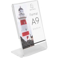 10er-Pack Exacompta Tischaufsteller "Exacryl" aus PMMA, DIN A9, Hochformat – Ansicht 1