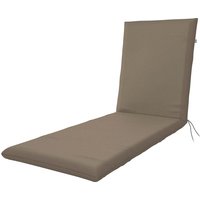 Auflage "NATURE" für Rollliegen, aus 100% R-PET, 195 x 60 x 6 cm, braun