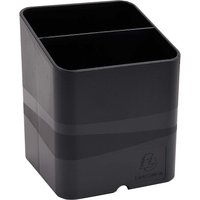 10 Exacompta Stifteköcher Pen Cube "ECOBlack", 2 Fächer, schwarz – Ansicht 1