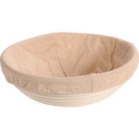 KESPER Gärkörbchen aus Rattan mit herausnehmbarem Textilfutter, rund, Ø 25 cm – Ansicht 1