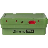 memo Stapel Box aus Recyclingkunststoff grün, Gr. S - ohne ETIKETT
