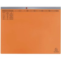 25 Exacompta Hängehefter "Exaflex Premium", mit 1 Abheftvor. für Rechtsheftung, orange – Ansicht 1