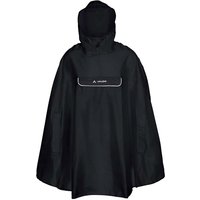 VAUDE Regenponcho 'Valdipino' unisex black, Gr. XL – Ansicht 1