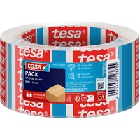tesa Packband "Crystal Clear", 50 mm x 66 m, 67 µ