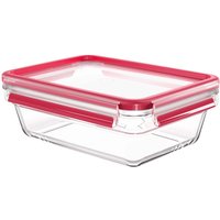 EMSA Frischhaltedose "Clip und Close" aus Glas, rechteckig, 1,3 l – Ansicht 1
