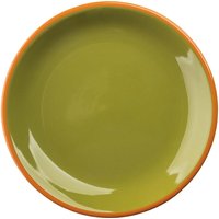 tranquillo Teller "COLOURI" aus Steinzeug, Ø 20,5 cm, grün – Ansicht 1