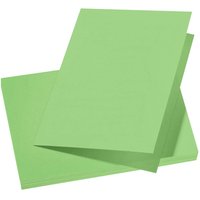 25 Clairefontaine Doppelkarten "Pollen" C6, 210 g/m² grün