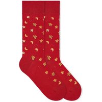 VON JUNGFELD Bio-Socken "Cookie", scarlett red, Gr. 43/46