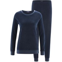 Living Crafts Bio-Damen-Frottee-Schlafanzug "Bonnie" navy, Gr. S – Ansicht 1