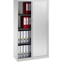 Rollladenschrank "CONTACT", Höhe 163,5 cm (BxT) 80 x 43,5, silber – Ansicht 1