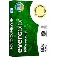 500 Blatt Clairfontaine Farbiges Recycling-Kopierpapier 'Evercolor' Hellgelb, 80g, DIN A4 – Ansicht 1