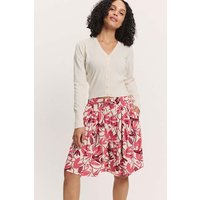 tranquillo Damen-Short "Leaa" aus Viskose, berry bird, Gr. 40 – Ansicht 1
