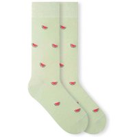 VON JUNGFELD Bio-Socken "Watermelon", matcha green, Gr. 36/40 – Ansicht 1