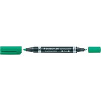 STAEDTLER Universalstift 'Lumocolor duo' grün – Ansicht 1