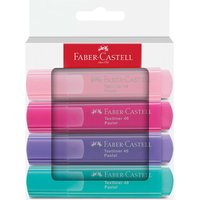 Faber-Castell Textmarker "Textliner 46" Pastell, 4er-Set – Ansicht 1