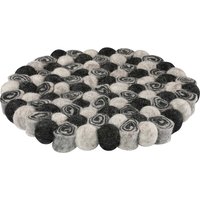 cilio Untersetzer "LANA" aus Schafwolle, Ø 21 cm, bis 100°C, anthracite