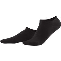 2er-Pack Living Crafts Bio-Damen-Sneaker-Socken "Abby" black, Gr. 39/42 – Ansicht 1