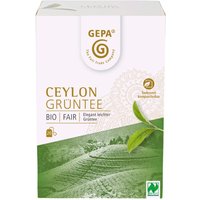 GEPA Grüner Bio-Tee Ceylon , 20 x 2 g