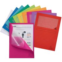 10 Exacompta Fenstermappen "Forever", 130 g/m², DIN A4, sortiert – Ansicht 1
